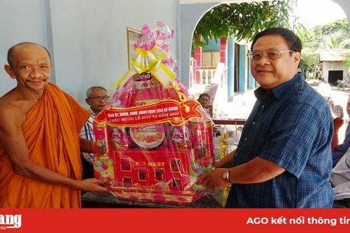 Ban Dân vận Tỉnh ủy An Giang chúc mừng lễ Dolta