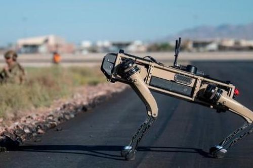Không quân Mỹ đưa các 'robot chó' vào tập trận, như phim viễn tưởng