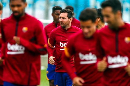 Messi và Coutinho trở lại tập cùng đồng đội