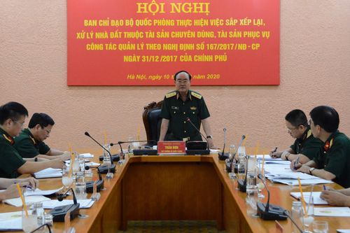 Đẩy nhanh tiến độ sắp xếp lại, xử lý nhà đất quốc phòng theo Nghị định số 167 của Chính phủ