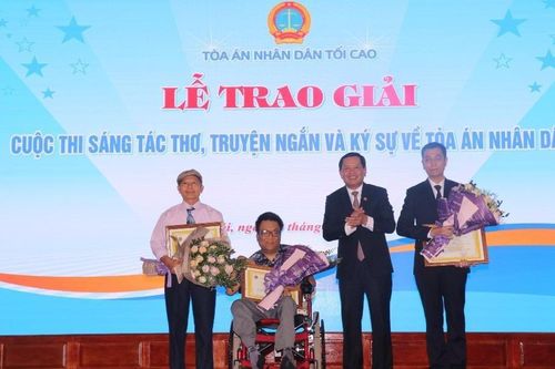 TANDTC trao giải cuộc thi sáng tác thơ, truyện ngắn và ký sự