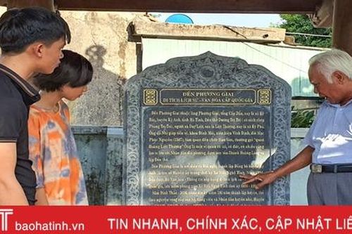 Đến đền Phương Giai nhớ tiếng trống Xô viết ở Kỳ Anh
