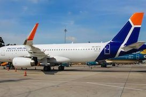 Máy bay đầu tiên sơn thương hiệu mới của Pacific Airlines
