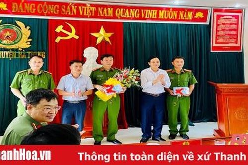 Huyện Hà Trung thưởng nóng cho các tập thể, cá nhân đấu tranh phòng, chống ma túy