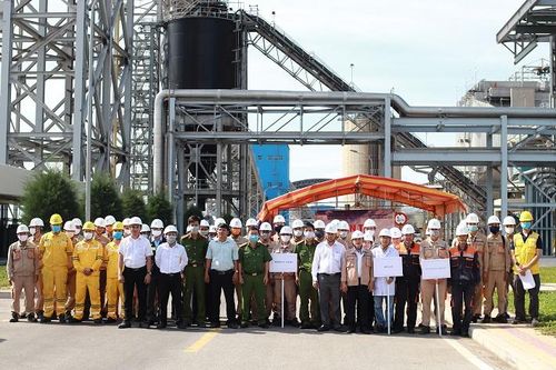 Nhà máy Nhiệt điện Vĩnh Tân 4 diễn tập ứng phó sự cố tràn dầu và sự cố tràn hóa chất năm 2020