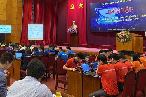 Diễn tập ứng cứu sự cố an toàn thông tin mạng cho tỉnh Quảng Ninh