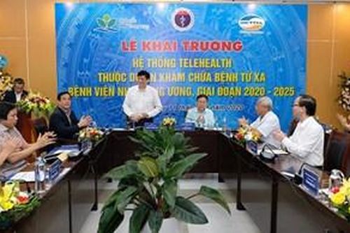 Bệnh viện Nhi Trung ương khai trương hệ thống hỗ trợ tư vấn khám, chữa bệnh từ xa