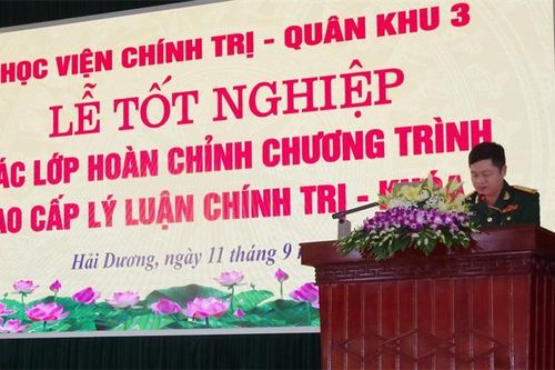 128 học viên tốt nghiệp hoàn chỉnh chương trình cao cấp lý luận chính trị - khóa 6