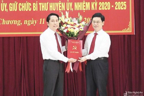 Thanh Chương có tân Bí thư Huyện ủy
