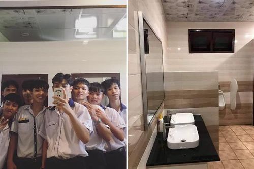 Nhà vệ sinh trường học đẹp như khách sạn 5 sao khiến dân tình thích thú: Trường người ta chưa bao giờ khiến mình thất vọng!