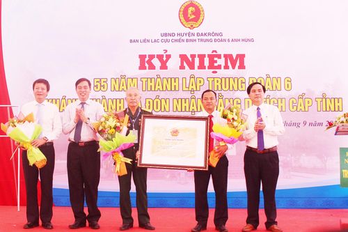 Kỷ niệm 55 năm ngày thành lập Trung đoàn 6 anh hùng tại Ba Lòng
