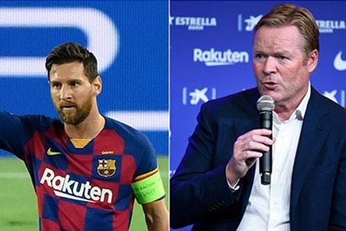 HLV Koeman làm 'ấm lòng' Messi bằng thông điệp ngắn gọn