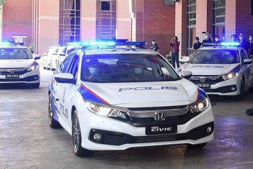 Cảnh sát hoàng gia Malaysia tậu 40 chiếc Honda Civic làm xe tuần tra