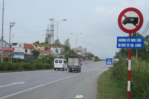 Biển báo hiệu đường bộ P.106b được hiểu là gì?