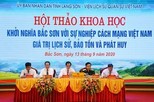 Hội thảo khoa học Khởi nghĩa Bắc Sơn với sự nghiệp cách mạng Việt Nam