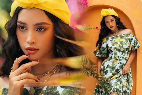 Hoa hậu Tiểu Vy khoe nhan sắc rực rỡ trong bộ ảnh mới chụp tại quê nhà Hội An