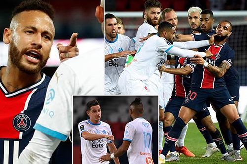 PSG 0-1 Marseille: Neymar đánh nguội, bị đuổi khỏi sân trong trận cầu 5 thẻ đỏ