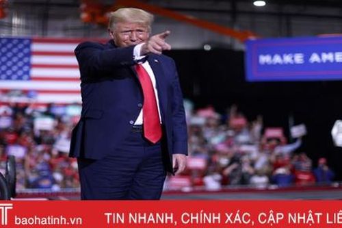 Quang cảnh buổi mít tinh vận động tranh cử gây tranh cãi của Tổng thống Donald Trump