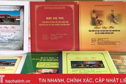 130 ngàn bài thi tìm hiểu về Đại thi hào Nguyễn Du và tác phẩm Truyện Kiều của ngành GD&ĐT Hà Tĩnh