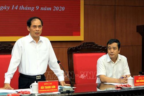 Đoàn công tác của Bộ Ngoại giao làm việc tại tỉnh Thái Bình