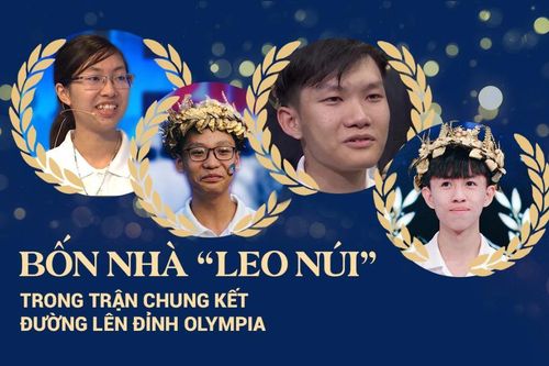 Điểm danh 4 'nhà leo núi' sẽ góp mặt trong trận chung kết Đường lên đỉnh Olympia năm thứ 20