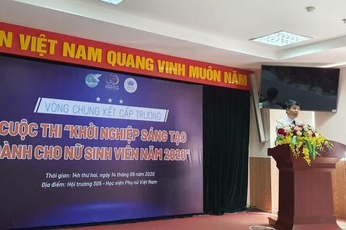 Học viện Phụ nữ Việt Nam tổ chức chung kết 'Khởi nghiệp sáng tạo dành cho nữ sinh viên 2020'