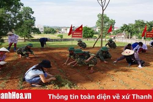 Chung sức xây dựng nông thôn mới trên địa bàn đóng quân