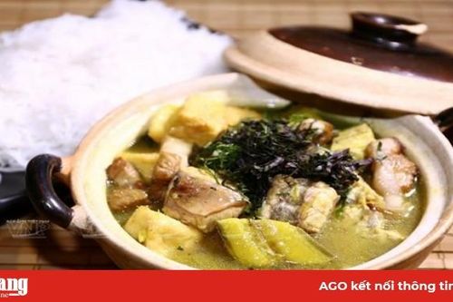 Cá lăng om chuối đậu vô cùng hấp dẫn với vị đậm đà, mềm ngọt