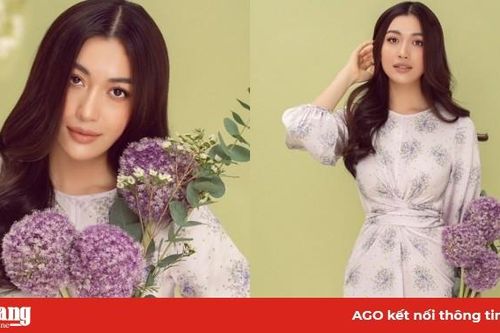 Lệ Hằng dịu dàng, thanh lịch đón thu