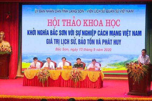 'Khởi nghĩa Bắc Sơn với sự nghiệp cách mạng Việt Nam - Giá trị lịch sử, bảo tồn và phát huy'