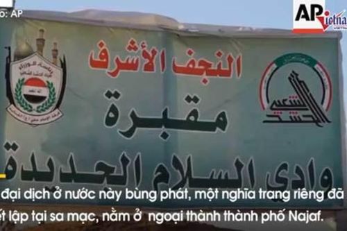 Dân Iraq đổ về nghĩa trang đào mộ người chết vì Covid-19