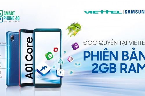 Tháng 9 mua Samsung Galaxy A01 Core chỉ 1.790.000 đồng