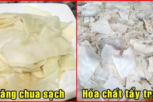Cách phân biệt măng chua sạch và măng nhiễm hóa chất