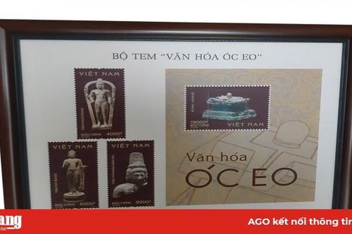 Bộ Tem bưu chính 'Văn hóa Óc Eo' góp phần khẳng định chủ quyền lãnh thổ Việt Nam