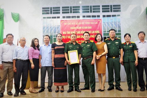 Bộ Chỉ huy Quân sự tỉnh Gia Lai: Bàn giao 'Nhà tình nghĩa' cho quân nhân có hoàn cảnh khó khăn