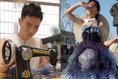 Ông bố Trung Quốc may hơn 100 chiếc váy cho con gái