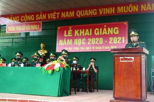 Trường Trung cấp Biên phòng 2 khai giảng năm học 2020-2021