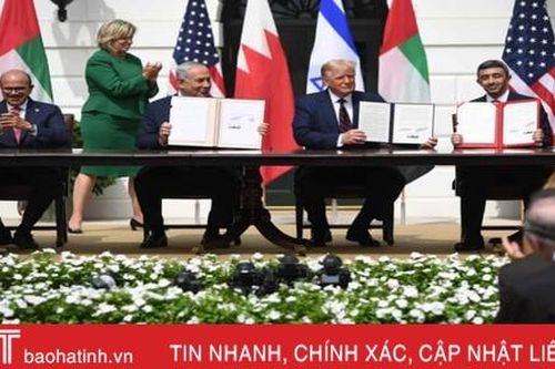 Israel ký thỏa thuận hòa bình với UAE và Bahrain tại Nhà Trắng