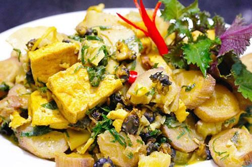 Làm ốc xào chuối đậu thơm ngon, cả nhà ai cũng thích mê