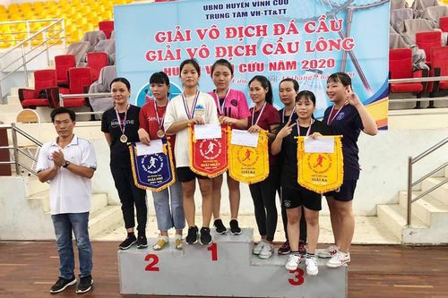Giải vô địch cầu lông - đá cầu H.Vĩnh Cửu năm 2020