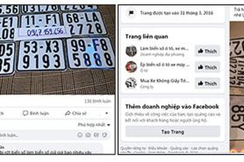 Ngăn ngừa hành vi dùng biển số xe giả