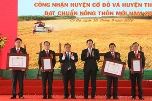 Huyện Thới Lai và Cờ Đỏ đạt chuẩn nông thôn mới
