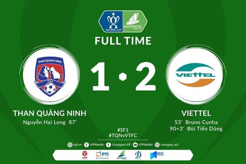 Bùi Tiến Dũng ghi bàn phút bù giờ, Viettel lần đầu vào chung kết Cúp Quốc gia