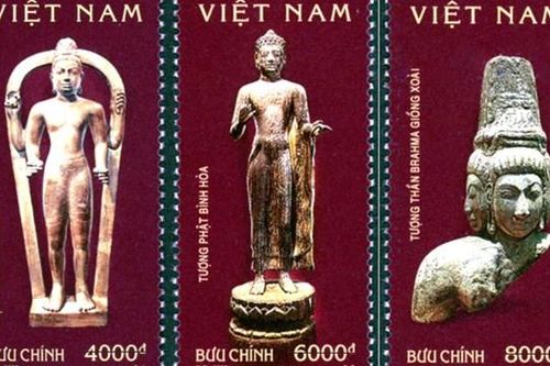 Phát hành bộ tem 'Văn hóa Óc Eo'
