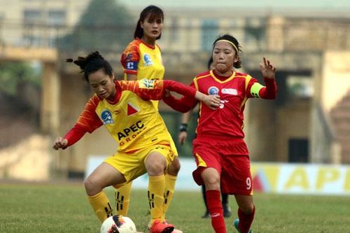Huỳnh Như, Tuyết Nhung và Hải Yến vẫn tranh tài tại Giải vô địch bóng đá nữ