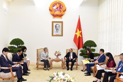 Thủ tướng tiếp Bộ trưởng Ngoại giao Hàn Quốc và Giám đốc quốc gia ADB tại Việt Nam