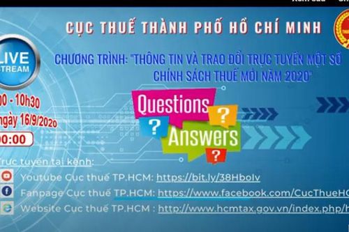 Cục Thuế TPHCM tư vấn về thuế trên mạng xã hội