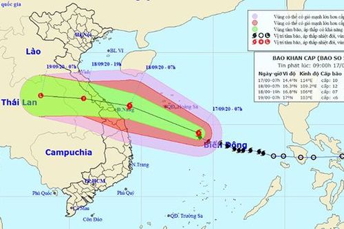 Bão số 5: Học sinh Quảng Trị nghỉ học từ ngày 18/9.