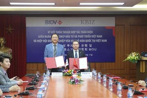 BIDV cung cấp các sản phẩm dịch vụ cho các doanh nghiệp Hàn Quốc