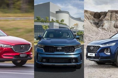KIA Sorento mới khác biệt gì so với đối thủ Mazda CX-8 và Hyundai SantaFe?